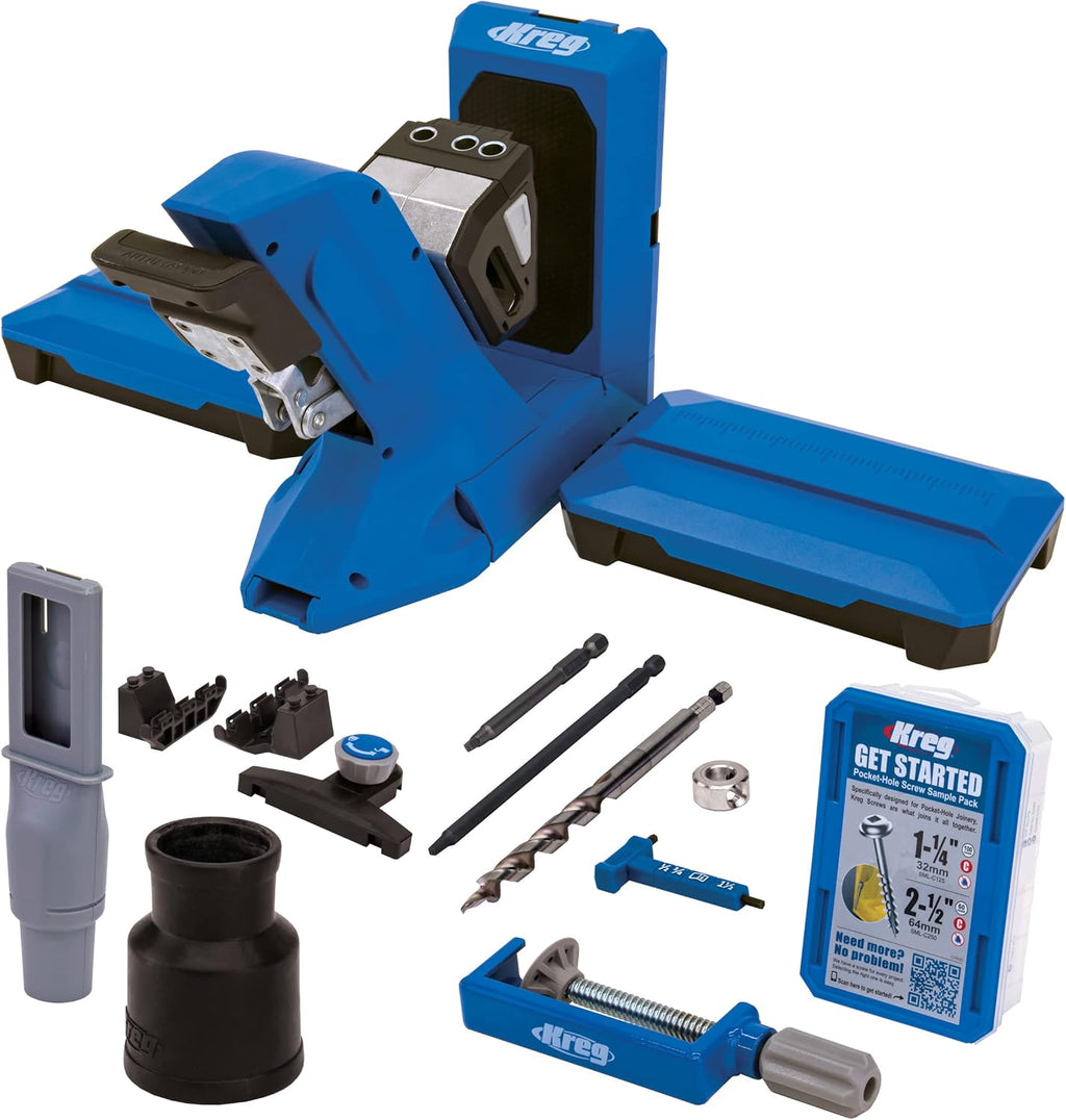 Gabarit de perçage Kreg Tool KPHJ720PRO 720PRO - Serrage et réglage faciles - Vis de perçage Kreg robustes incluses - destiné à matériaux de 12,7 à 38,1 mm d'épaisseur