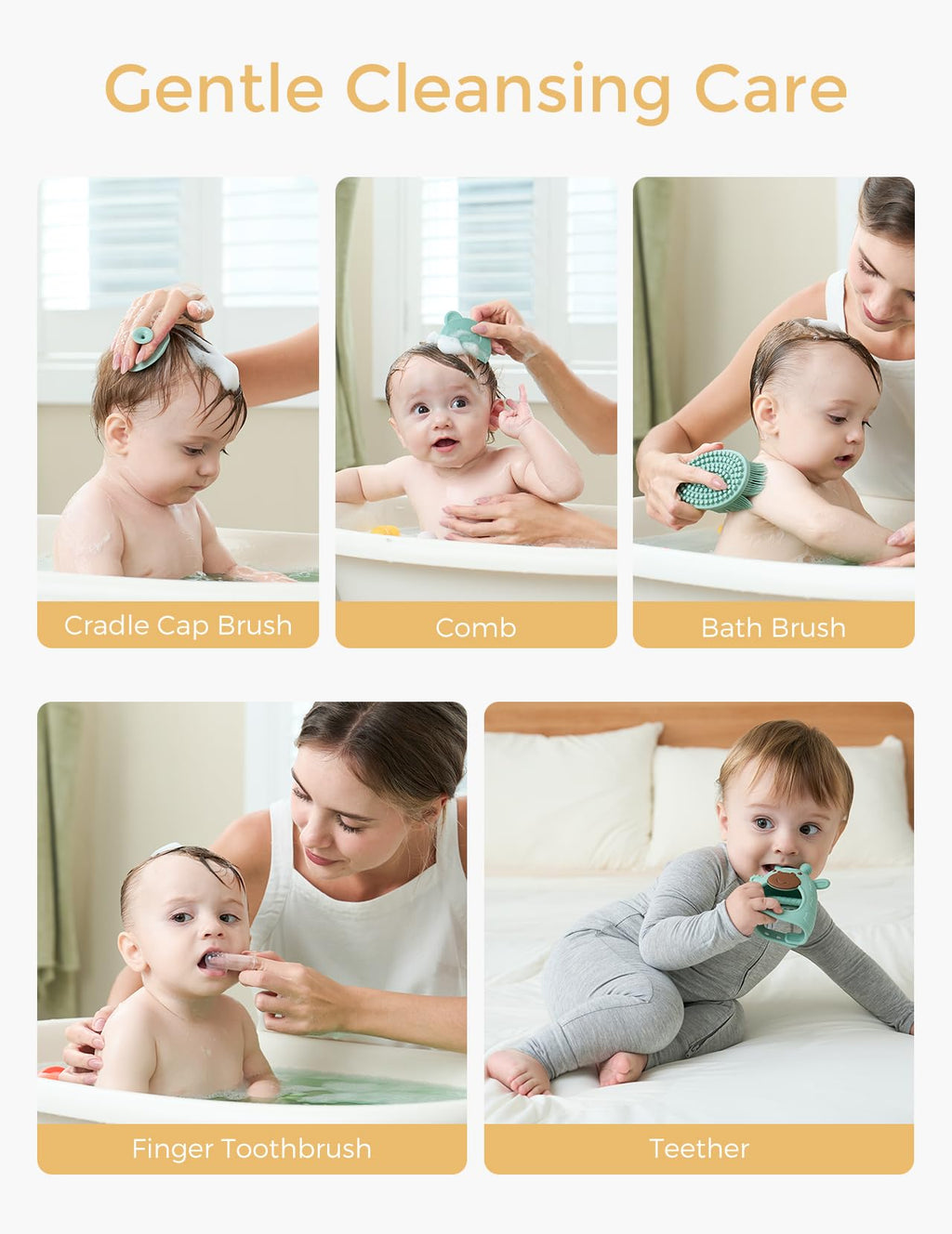 MOMCOZY Elite Kit Bébé - Ensemble Essentiel pour Toilettage et de Santé