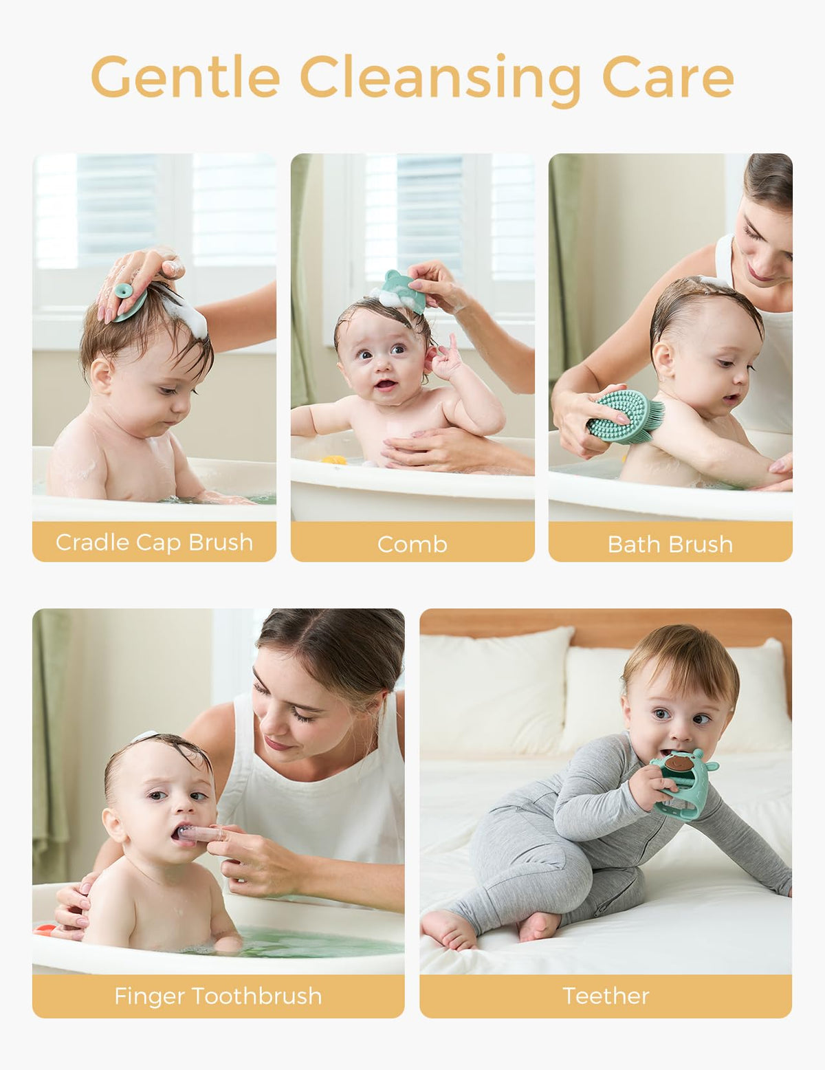 MOMCOZY Elite Kit Bébé - Ensemble Essentiel pour Toilettage et de Santé