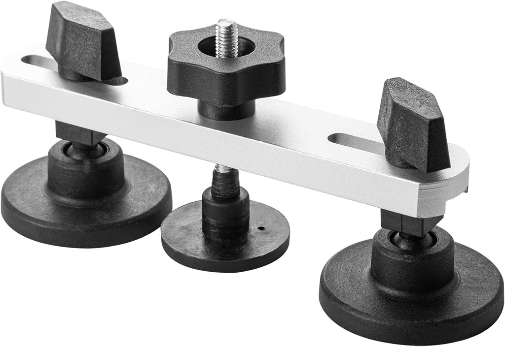 Ensemble de débosselage VEVOR, kit de réparation de bosses sans peinture de 89 pièces doté de équipements de démontage, lève-bosses doré et languettes adhésives destiné à la réparation des bosses et des petits impacts sur les portières de voiture.