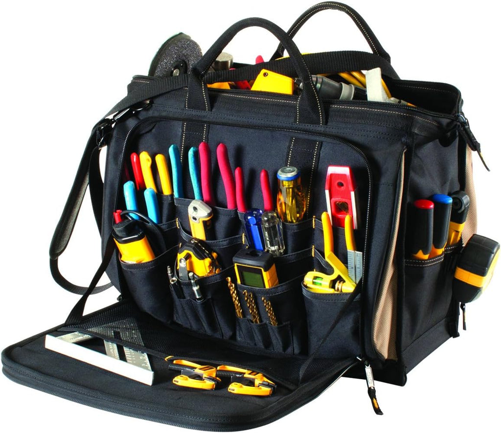 Sac à équipements Custom Leathercraft1539 à compartiments multiples et 50 poches