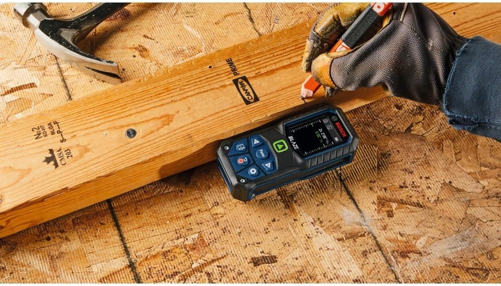 Mesureur laser Bosch GLM165-25G Blaze™ Green-Beam 165 pi – sélection pratique