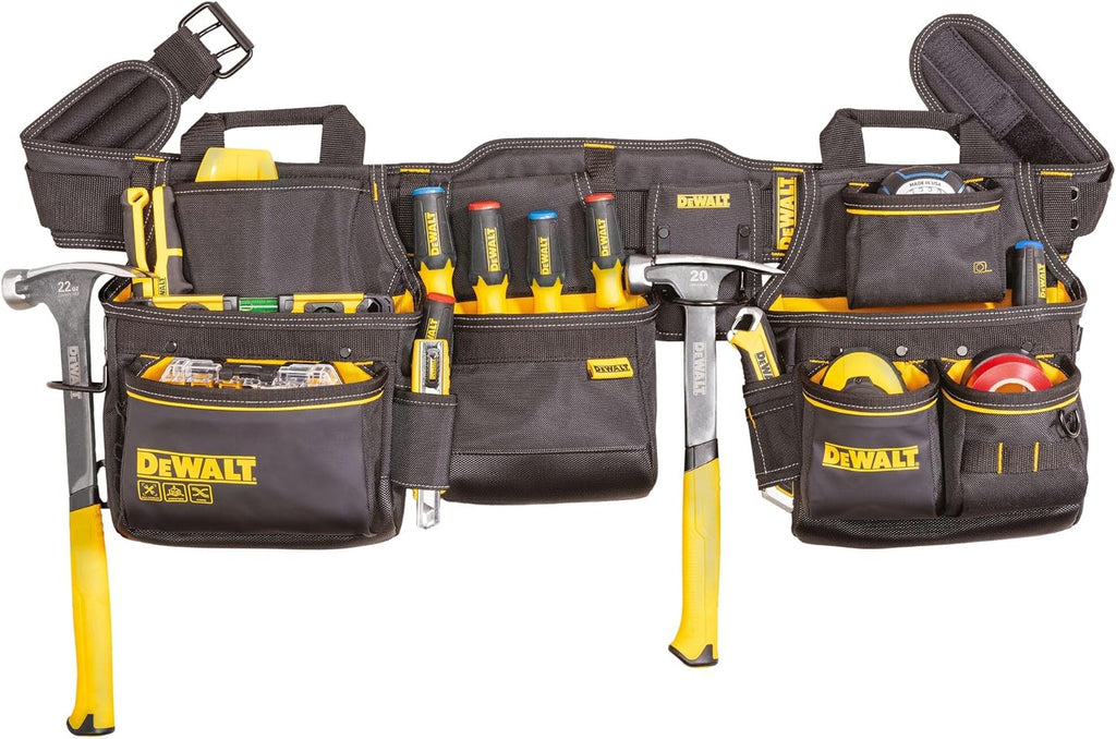 Ceinture porte-équipements DEWALT, résistante, ceinture pour usage professionnel à 26 poches (DWST540601)