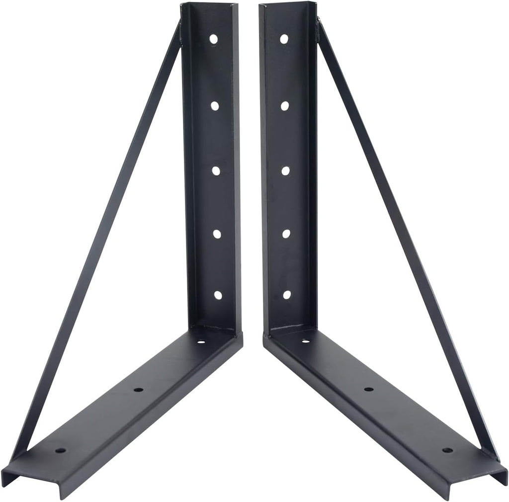 Supports de fixation sous châssis en acier Colinktool, kit de montage pour coffre à outils pratiques de camion 18 x 18 pouces, avec vis, entretoises et manchons - 2 pièces