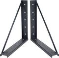 Supports de fixation sous châssis en acier Colinktool, kit de montage pour coffre à outils pratiques de camion 18 x 18 pouces, avec vis, entretoises et manchons - 2 pièces