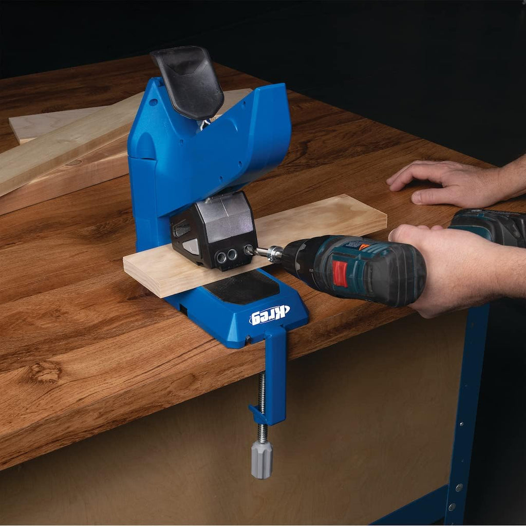Gabarit de perçage Kreg Tool KPHJ720PRO 720PRO - Serrage et réglage faciles - Vis de perçage Kreg robustes incluses - destiné à matériaux de 12,7 à 38,1 mm d'épaisseur