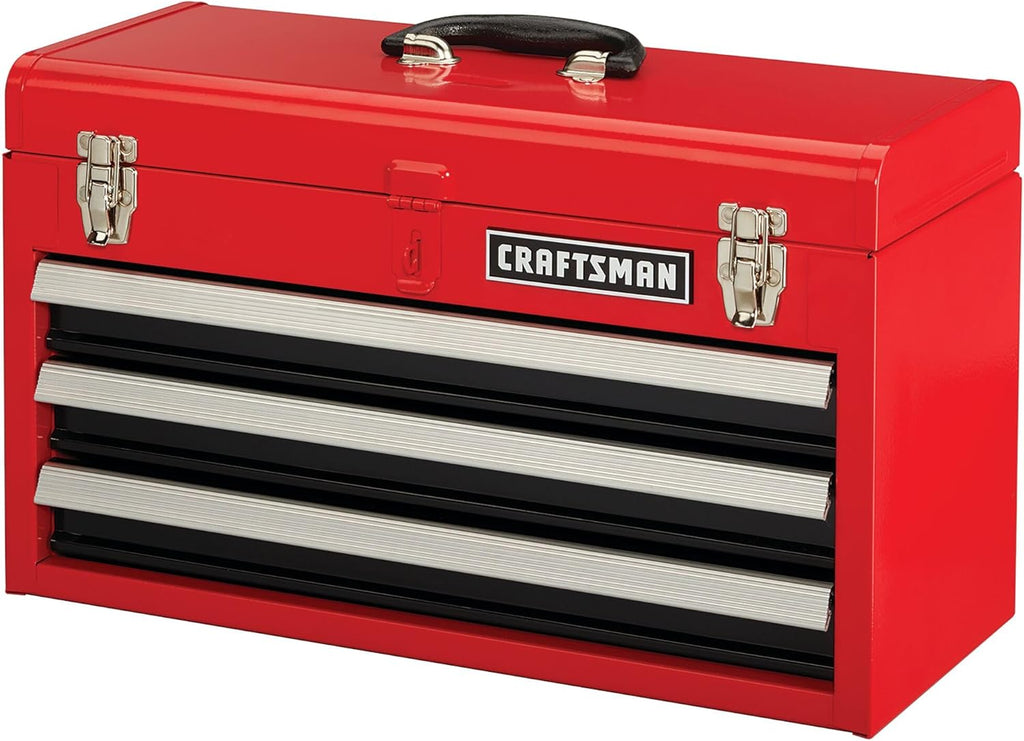 Coffret à outils en métal CRAFTSMAN de 50,8 cm de large à 3 tiroirs avec tiroirs à roulement à billes (CMST98245RB)