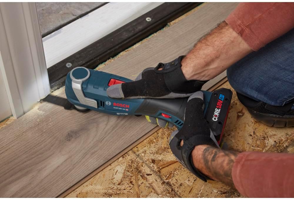 Dispositif multifonction oscillant Bosch GOP18V-34N 18V sans balais StarlockPlus® (outil seul)