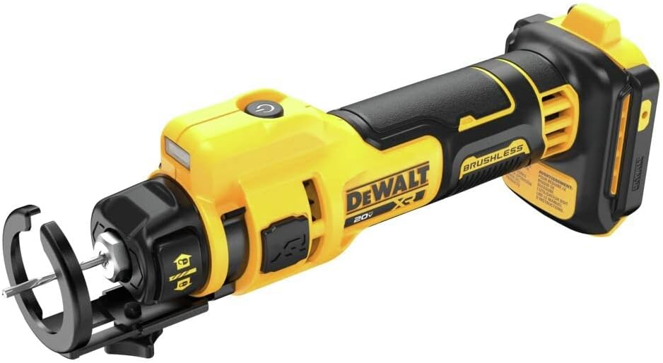 Dispositif de découpe de cloisons sèches sans balais DEWALT 20V MAX* XR (outil seul) (DCE555B)