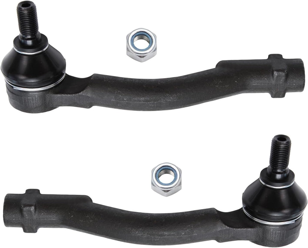 Detroit Axle - Kit avant 12 pièces destiné à Hyundai Sonata 1999-2005 et Kia Optima XG350/XG300 2001-2006 : bras de suspension supérieurs doté de rotules, barres stabilisatrices, biellettes de direction intérieures et extérieures, rotules...