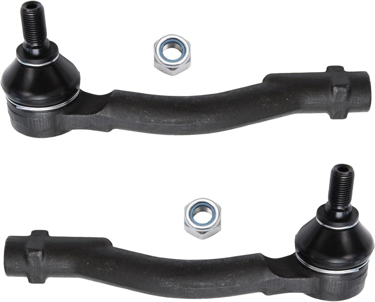 Detroit Axle - Kit avant 12 pièces destiné à Hyundai Sonata 1999-2005 et Kia Optima XG350/XG300 2001-2006 : bras de suspension supérieurs doté de rotules, barres stabilisatrices, biellettes de direction intérieures et extérieures, rotules...