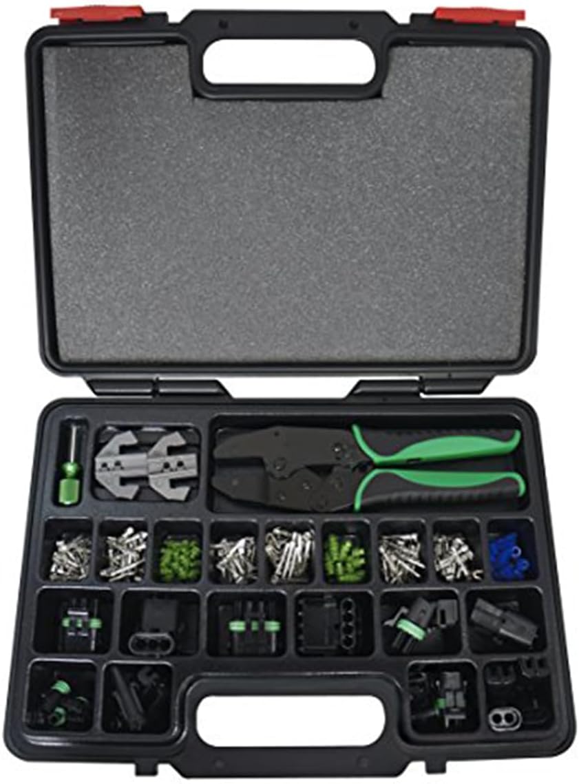 Ensemble d'équipements à sertir à cliquet interchangeables Astro Pneumatic Tool 9478 (220 pièces) et accessoires.