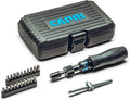 Jeu pour tournevis dynamométriques Capri Tools CP21075 certifié, petit, noir, 10-50 po-lb / Manuel