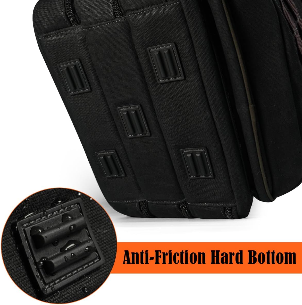 Sac à dos d'électricien WELKINLAND à 90 poches, sac à dos à équipements en toile cirée robuste et pratique doté de poches