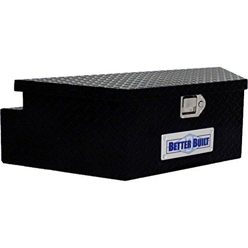 Coffre à outils pratiques de timon pour remorque utilitaire Better Built 66212321, noir, large, en forme de V, 99 cm x 42 cm x 30,5 cm
