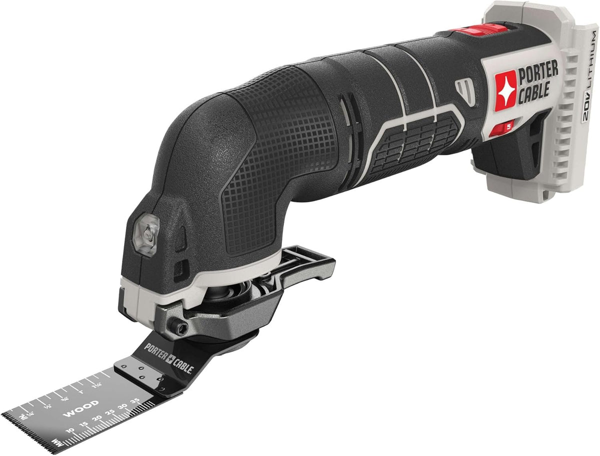 Dispositif oscillant PORTER-CABLE 20V MAX* doté de 11 accessoires, outil seul (PCC710B)