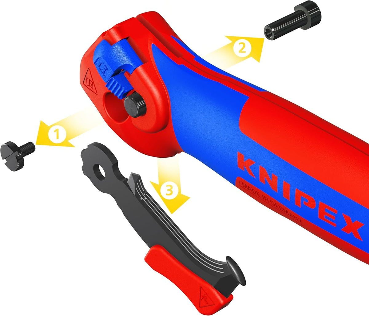 Couteau à cliquet KNIPEX Tools 16 50 145 SBA, 5-3/4 – sélection pratique