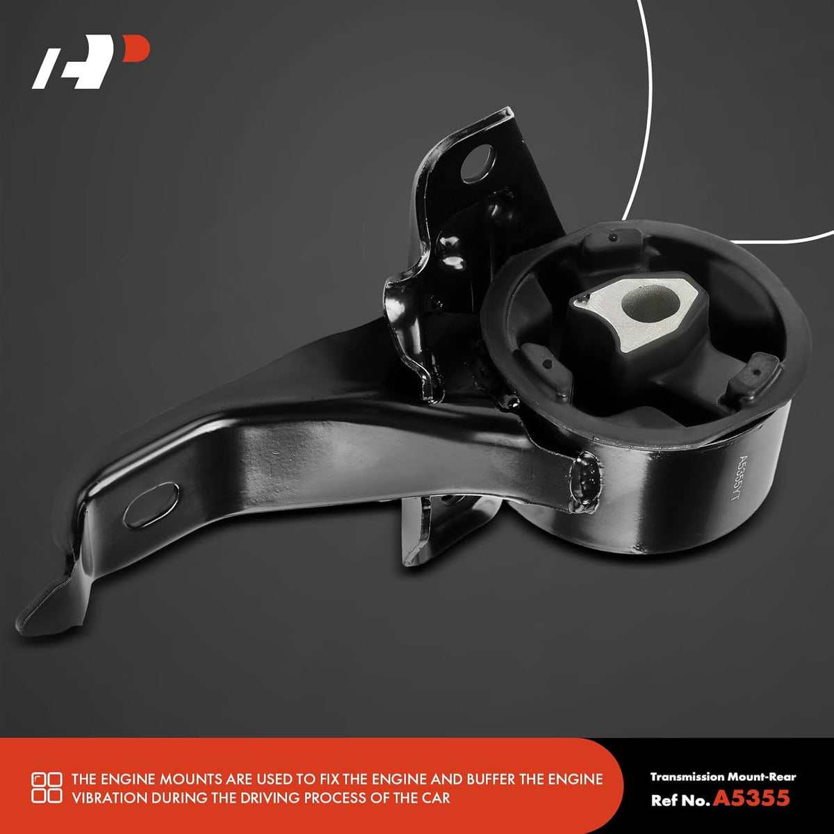 Ensemble de 4 supports moteur et de transmission A-Premium compatible doté de Chevrolet Malibu 2004-2007, Pontiac G6 2005-2007 et Saturn Aura 2007-2008 (V6 3,5 L, transmission automatique).