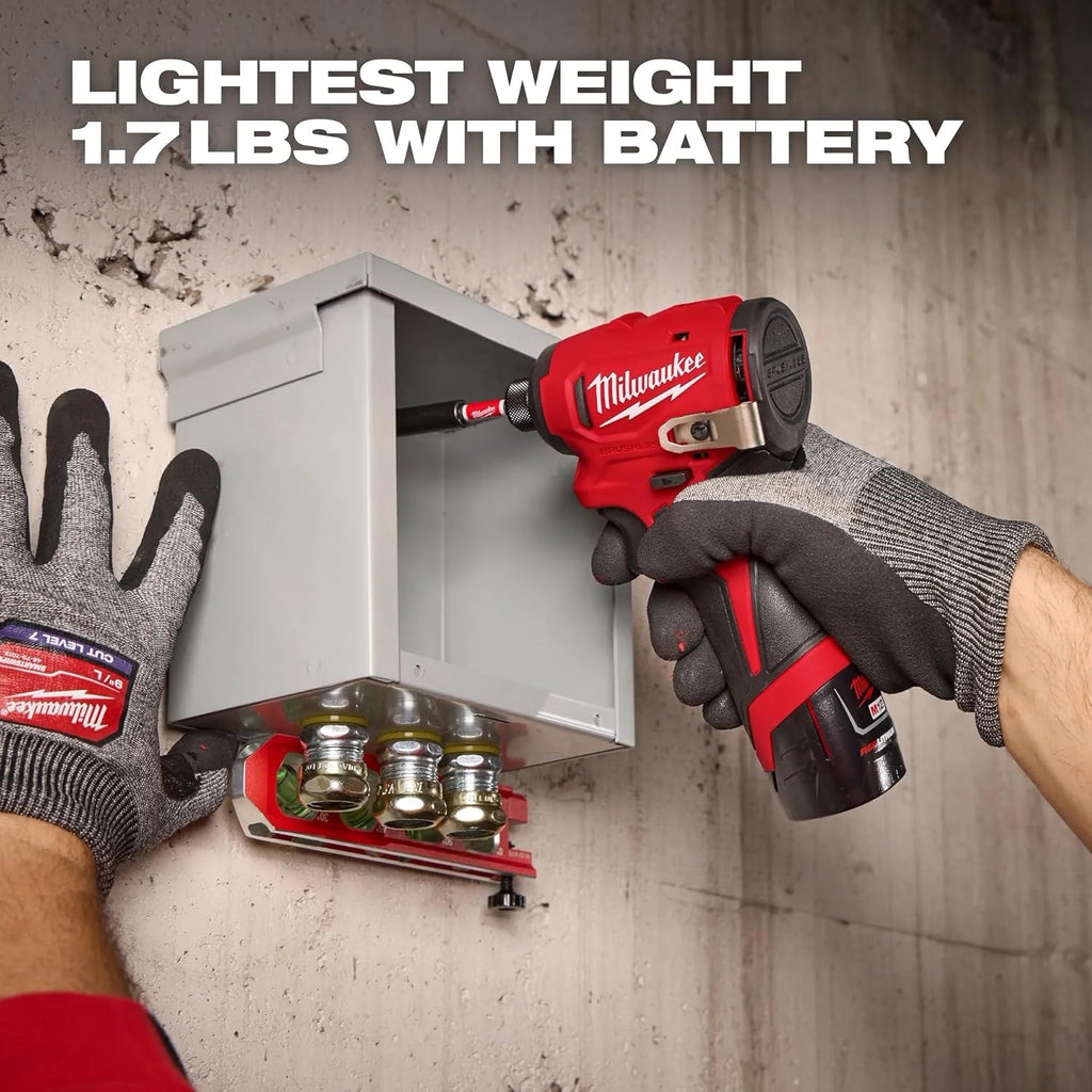 Visseuse à chocs hexagonale subcompacte sans balais Milwaukee M12 (outil seul) – sélection pratique