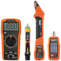 Ensemble de détection de disjoncteurs Klein Tools 80101, kit de test de prises et de prises GFCI, multimètre, NCVT, testeur de prises, cordons, 4 pièces