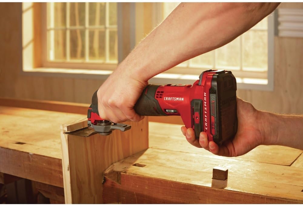 Kit d'outil oscillant sans fil CRAFTSMAN CMCE501D1R V20 Lithium-Ion (2 Ah) (Remis à neuf) – sélection pratique