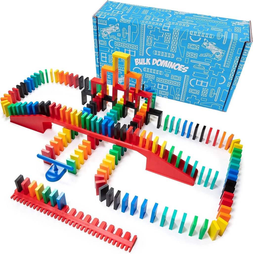 Kit | Jeu de dominos, petits jouets, jeux familiaux destiné à enfants, jeux et jouets destiné à enfants, construction, renversement, réactions en chaîne (Master) (Starter)