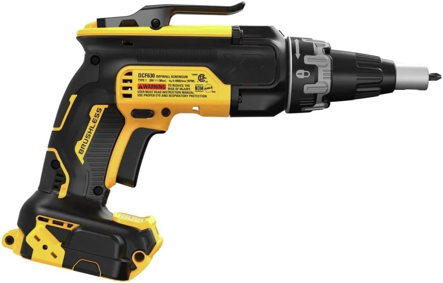Visseuse à plaques pour plâtre DEWALT 20V Max, outil seul (DCF630B)