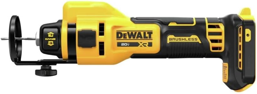 Dispositif de découpe de cloisons sèches sans balais DEWALT 20V MAX* XR (outil seul) (DCE555B)