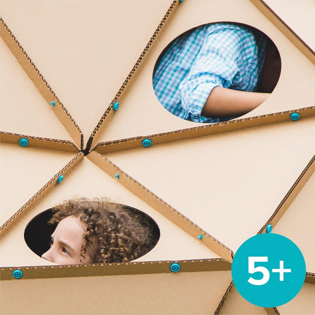 Makedo Create | Ensemble d'équipements de construction en carton recyclé (260 pièces) | Jouets éducatifs STEM + STEAM destiné à jouer à la maison et apprendre en classe | équipements réutilisables destiné à les enfants de 5 ans et plus