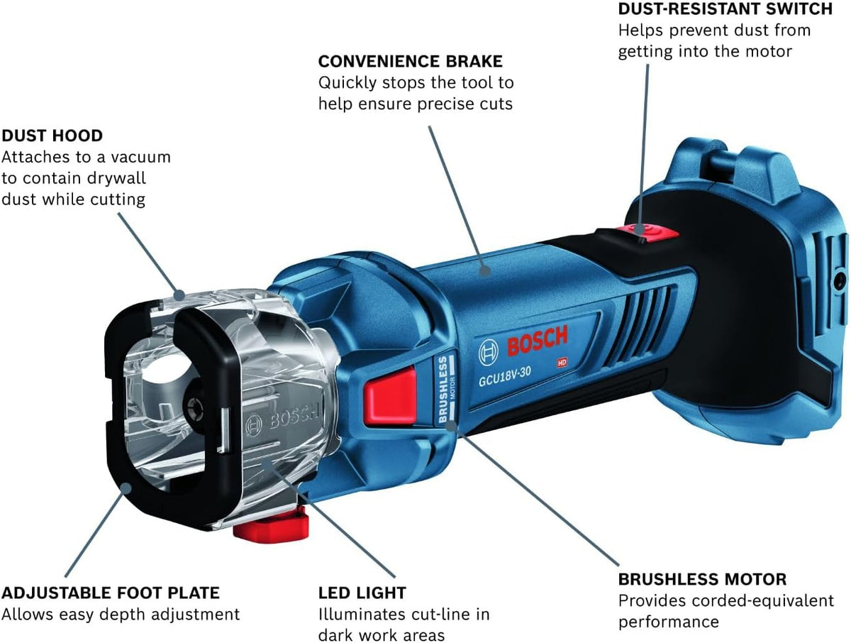 Dispositif de découpe sans balais Bosch GCU18V-30N 18V (outil nu)