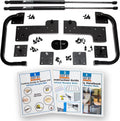 Ensemble de quincaillerie Queen – Lit mural vertical gain de place – Installation économique à faire soi-même – Fabriqué en Californie – Conception escamotable doté de quincaillerie destiné à lit escamotable Queen – Mécanisme de levage du lit –...