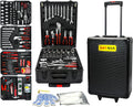 Coffret d'outils pratiques pour la maison et l'automobile - 899 pièces. Coffret d'outils à roulettes, ensemble complet d'outils à main, idéal pour les particuliers, les bricoleurs et les hommes à tout faire.