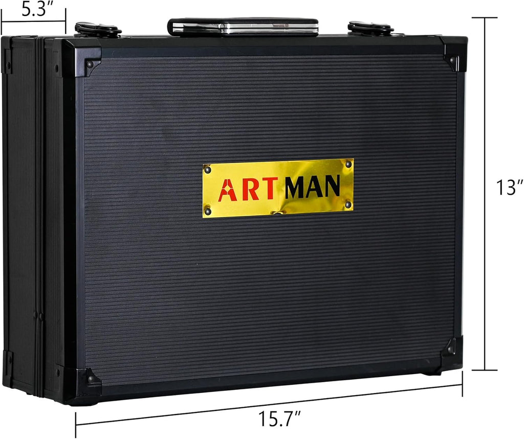 Coffret d'outils de mécanicien 247 pièces, coffret à outils en aluminium de qualité supérieure avec outils inclus, kit d'outils de réparation générale pour la maison, l'automobile et le bricolage, jeu de clés à douille 1/4 et 1/2, bleu