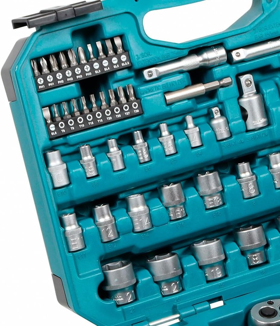 Makita E-10899 Ensemble d'équipements à main de 76 pièces