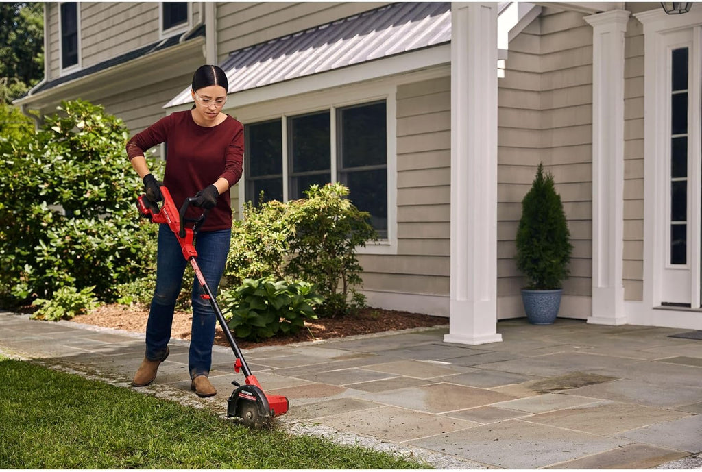 Dispositif de coupe-bordures et de jardinage CRAFTSMAN 20V, trancheuse sans fil, outil seul (CMCED400B)