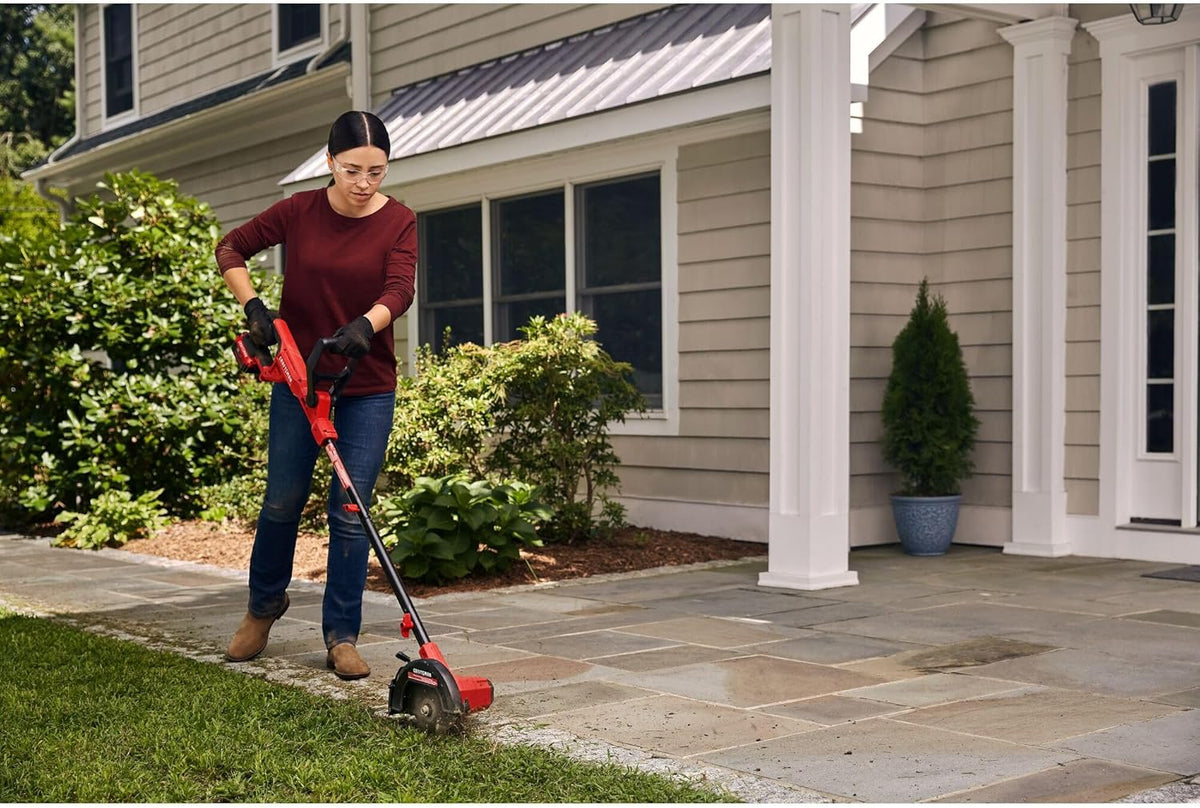 Dispositif de coupe-bordures et de jardinage CRAFTSMAN 20V, trancheuse sans fil, outil seul (CMCED400B)