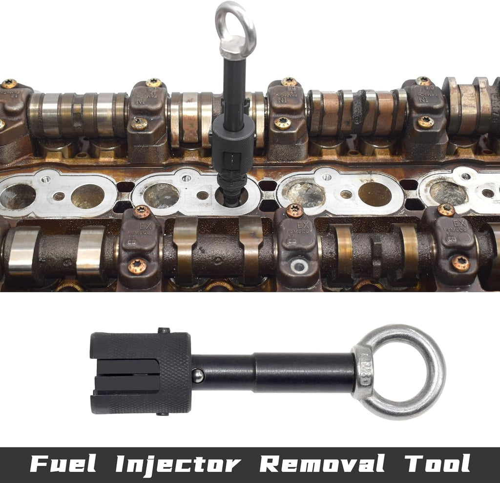 ensemble d'équipements d'alignement d'arbre à cames destiné à Land Rover Jaguar Discovery 4 Range Rover Sport V8 5.0L V6 3.0L, outil de calage moteur doté de pompe à carburant, outil d'extraction d'injecteurs, 303-1445, 303-1448, 303-1452, 303-1482
