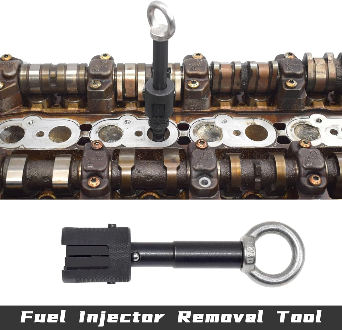 ensemble d'équipements d'alignement d'arbre à cames destiné à Land Rover Jaguar Discovery 4 Range Rover Sport V8 5.0L V6 3.0L, outil de calage moteur doté de pompe à carburant, outil d'extraction d'injecteurs, 303-1445, 303-1448, 303-1452, 303-1482