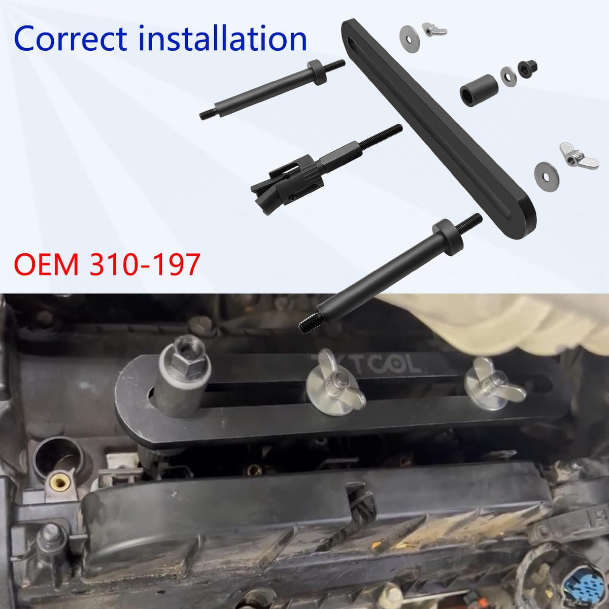 Dispositif d'extraction d'injecteurs de carburant ZKTOOL nouvelle version améliorée, compatible doté de les moteurs essence Land Rover Jaguar 3.0L et 5.0L. Permet de retirer facilement les injecteurs sans les endommager. Référence remplaçable : 310