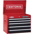 Coffre à outils en acier à 5 tiroirs, série 2000, 66 cm (L) x 50 cm (H) (rouge) Cmst22652rb – Pratique