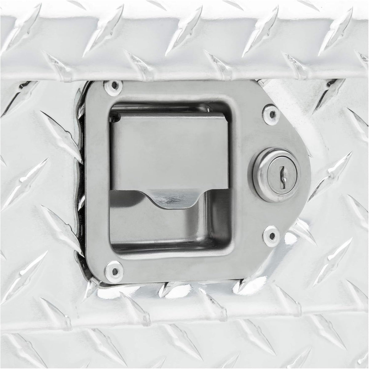 Coffre à outils pratiques pour camion UWS EC10561 72 pouces en aluminium à paroi épaisse, couvercle RigidCore