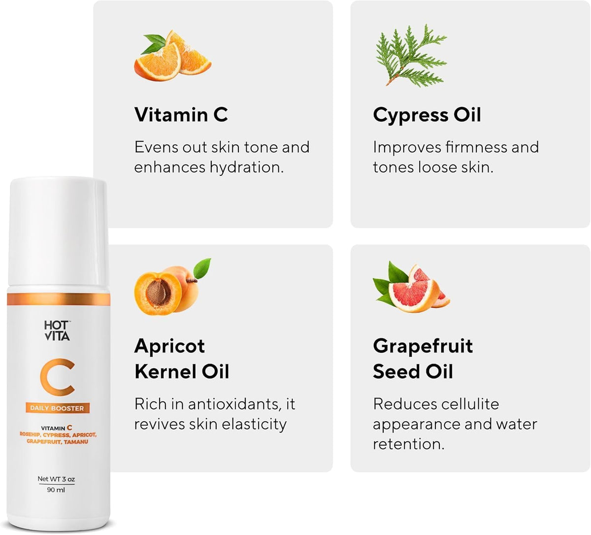 Appareil de massage destiné à drainage lymphatique Vibro Sculpt – Dispositif et masseur anti-cellulite, masseur corporel portatif destiné à le ventre et les jambes – Comprend des électrodes professionnelles et de l'huile de vitamine C