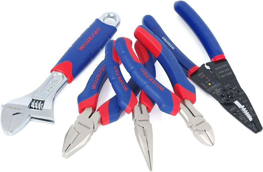 Mallette d'équipements de réparation domestique WORKPRO 322 pièces doté de sac de transport - équipements à main de base destiné à la maison