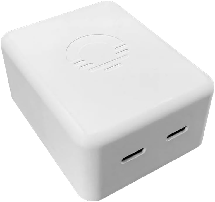 Kit d'accessoires de voyage Ozlo | Étui de voyage + bloc de charge USB-C + câble de charge en silicone | Étui rigide destiné à écouteurs intelligents Ozlo Sleepbuds