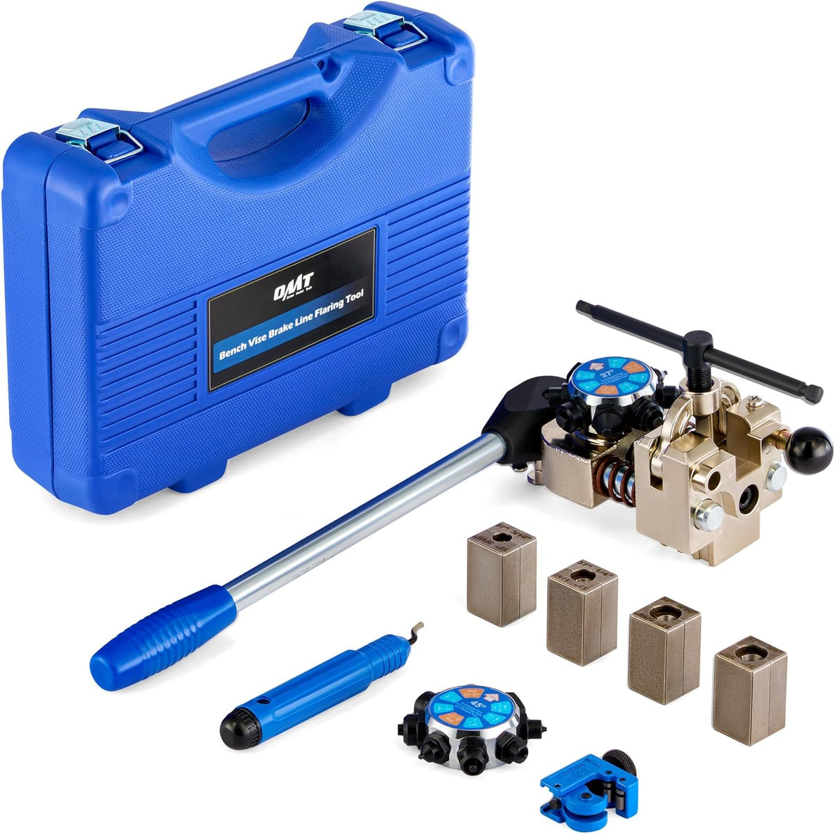 ensemble d'équipements d'évasement de conduites de frein Orion Motor Tech, ensemble d'équipements d'évasement à 45 et 37 degrés, ensemble d'équipements d'évasement simple et double destiné à conduites de frein, ensemble d'équipements d'évasement...