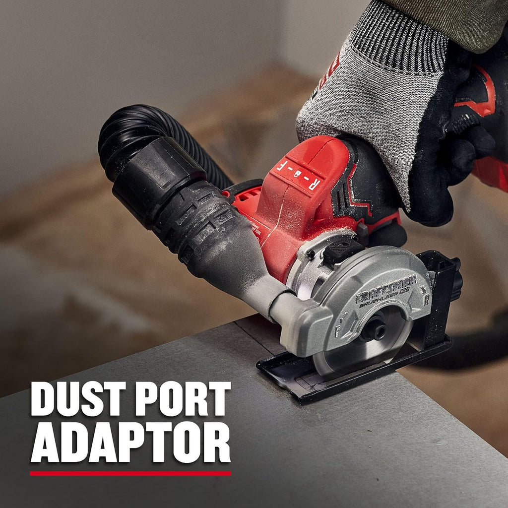 Dispositif de coupe sans fil CRAFTSMAN V20 3 pouces doté de fonctions avant et arrière, outil nu uniquement (CMCM300B)