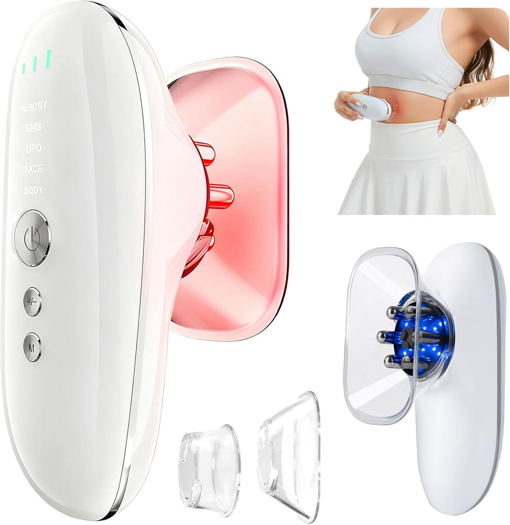 Appareil de remodelage corporel 5 en 1 DiDEER - Meilleur appareil anti-cellulite - Appareil de massage destiné à drainage lymphatique et anti-cellulite et raffermissement de la peau destiné à le visage, le ventre, les bras, les jambes, la taille...