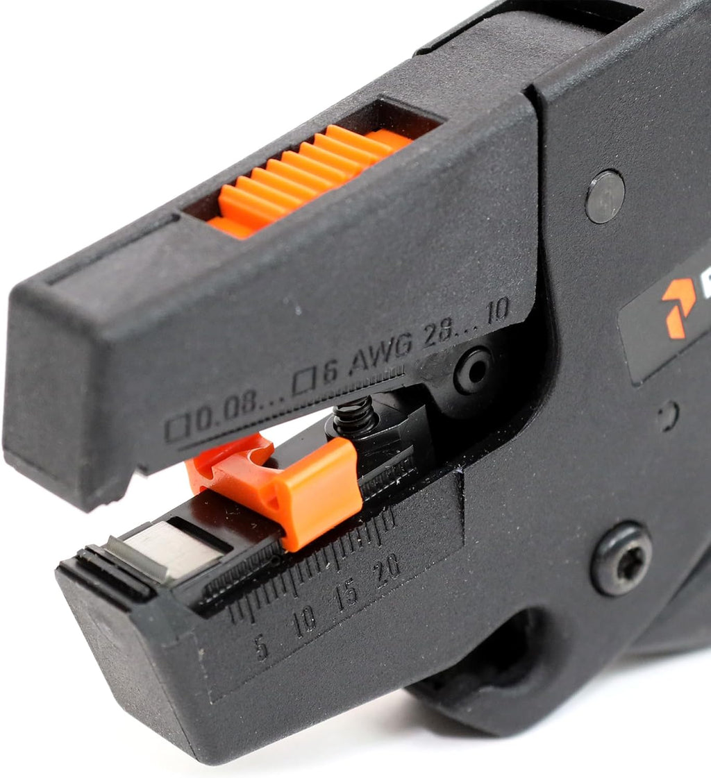 Pince à dénuder automatique STRIPAX PRO 6, coupe-fils haut de gamme destiné à câbles de 28 à 10 AWG, isolation THHN/THHW, qualité pour usage professionnel
