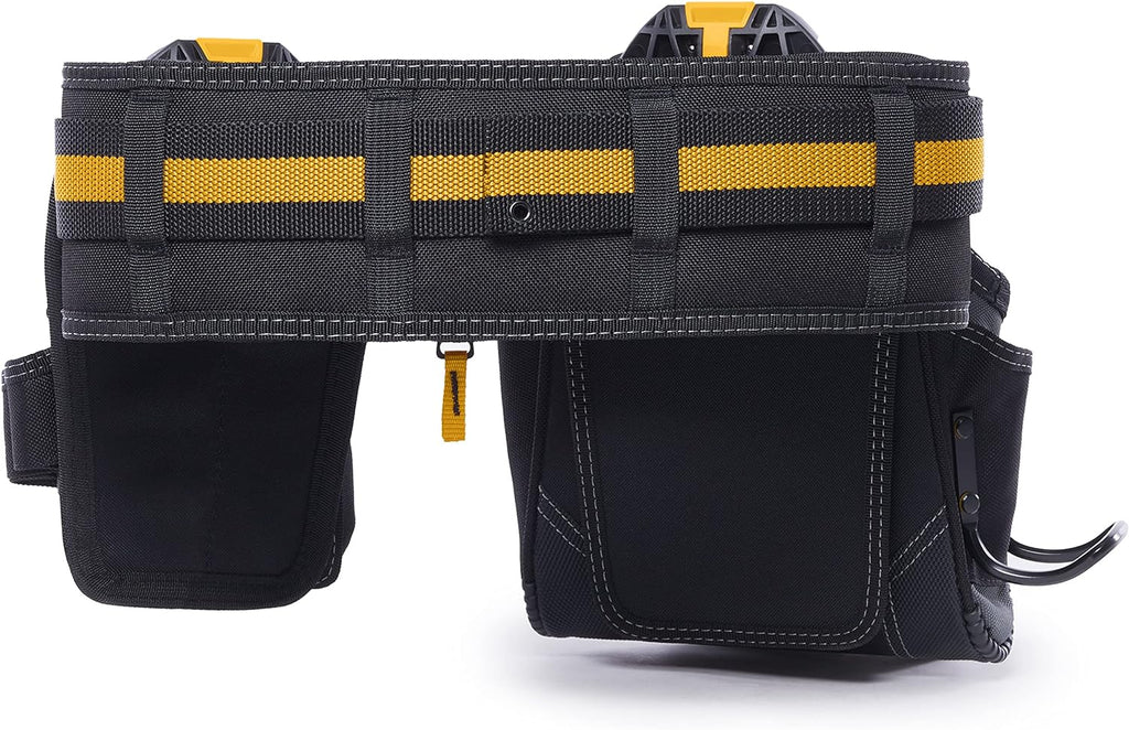 Série ToughBuilt ClipTech – Ensemble de ceinture à équipements 3 pièces destiné à bricoleur, système modulaire ClipTech™ doté de 2 pochettes robustes et ceinture rembourrée résistante, construction renforcée 1680D (TB-CT-111-CP)