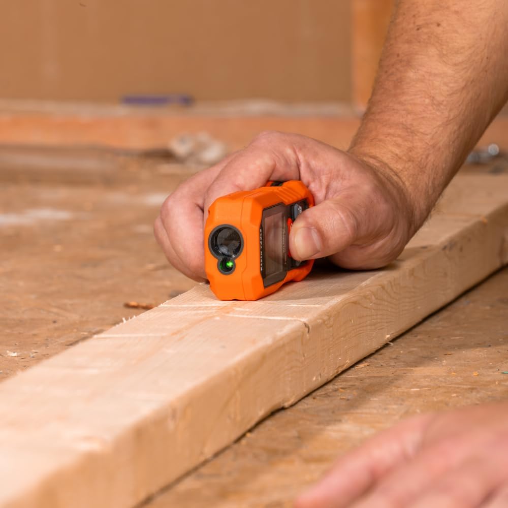 Télémètre laser Klein Tools, mesures en pieds, pouces et mètres – sélection pratique
